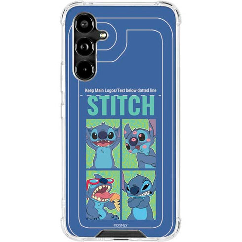 Disney Lilo and Stitch Personalities Moods Galaxy A54 5G Clear Case