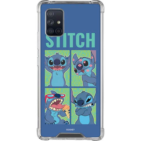 Disney Lilo and Stitch Personalities Moods Galaxy A71 5G Clear Case