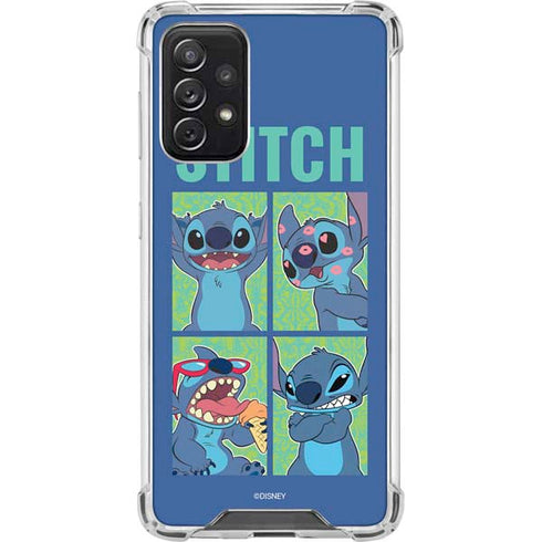 Disney Lilo and Stitch Personalities Moods Galaxy A72 5G Clear Case