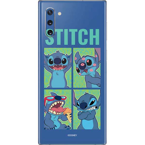 Disney Lilo and Stitch Personalities Moods Galaxy Note 10 Skin