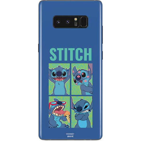 Disney Lilo and Stitch Personalities Moods Galaxy Note 8 Skin