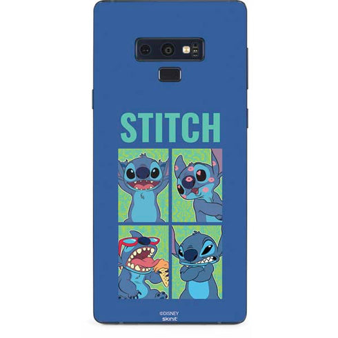 Disney Lilo and Stitch Personalities Moods Galaxy Note 9 Skin