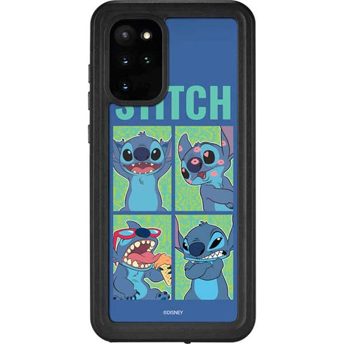 Disney Lilo and Stitch Personalities Moods Galaxy S20 Plus Waterproof Case