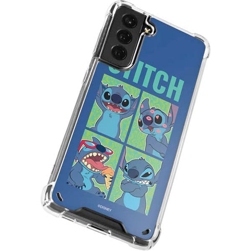 Disney Lilo and Stitch Personalities Moods Galaxy S21 Plus 5G Clear Case