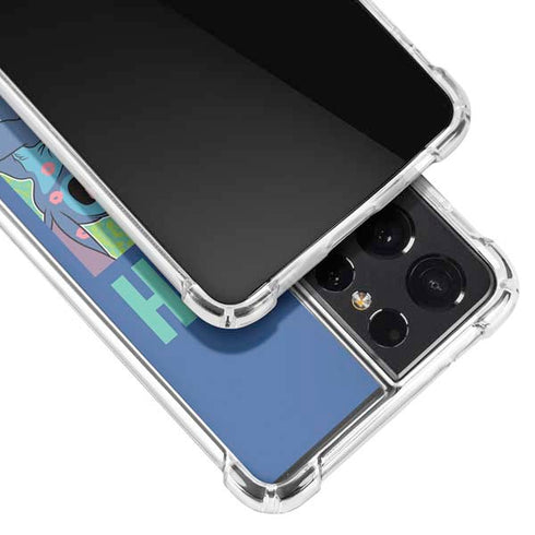 Disney Lilo and Stitch Personalities Moods Galaxy S21 Ultra 5G Clear Case