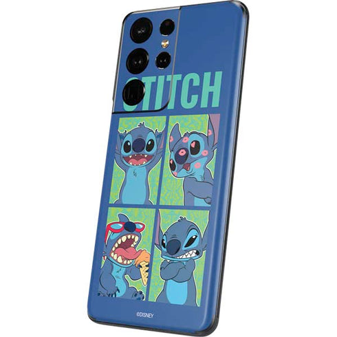 Disney Lilo and Stitch Personalities Moods Galaxy S21 Ultra 5G Skin
