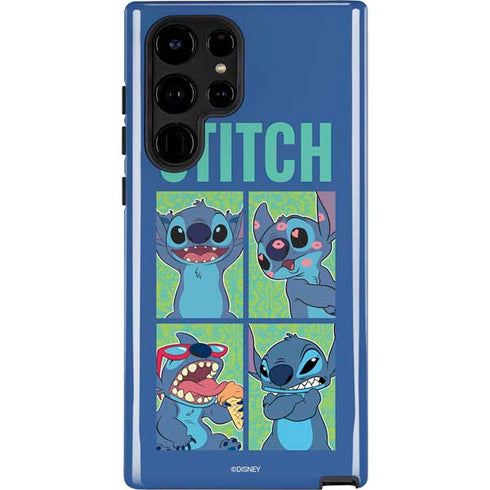 Disney Lilo and Stitch Personalities Moods Galaxy S22 Ultra Pro Case