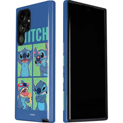 Disney Lilo and Stitch Personalities Moods Galaxy S22 Ultra Pro Case