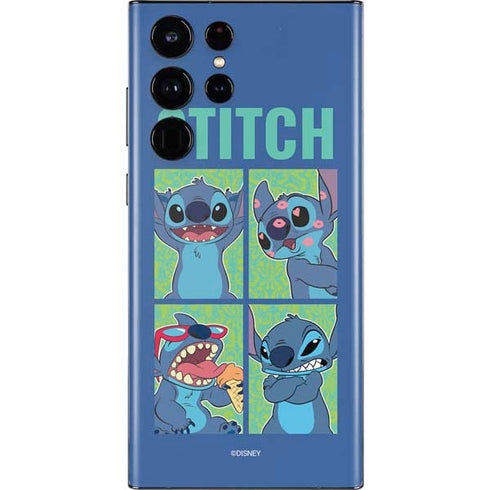 Disney Lilo and Stitch Personalities Moods Galaxy S22 Ultra Skin