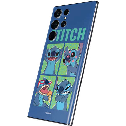 Disney Lilo and Stitch Personalities Moods Galaxy S22 Ultra Skin