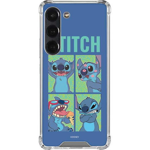 Disney Lilo and Stitch Personalities Moods Galaxy S23 Clear Case