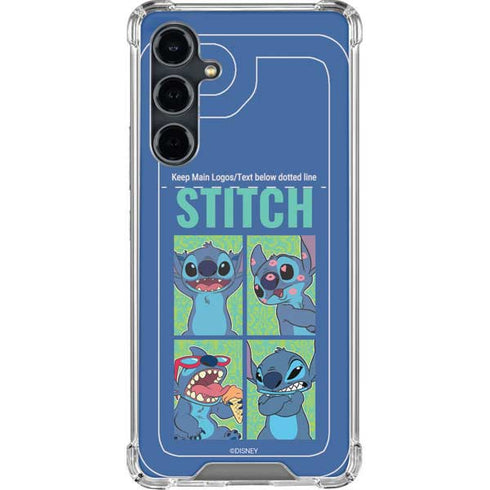 Disney Lilo and Stitch Personalities Moods Galaxy S23 FE Clear Case