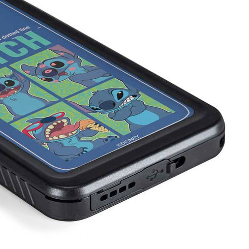 Disney Lilo and Stitch Personalities Moods Galaxy S23 Waterproof Case