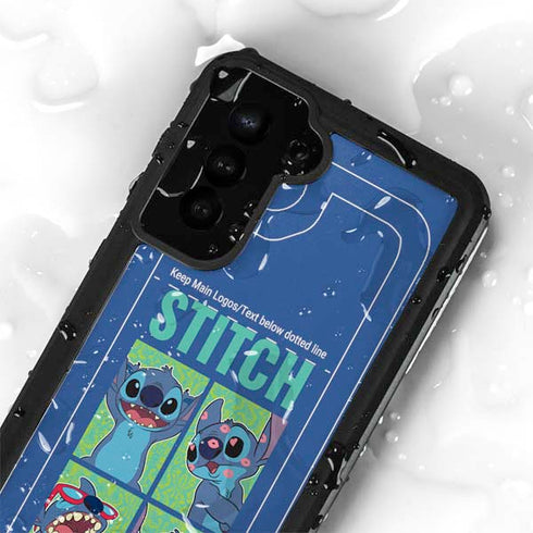Disney Lilo and Stitch Personalities Moods Galaxy S23 Waterproof Case