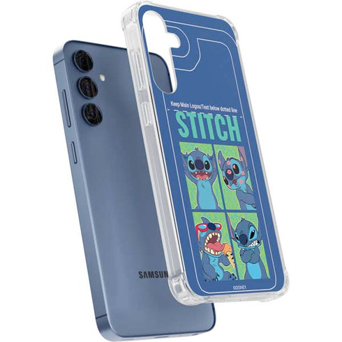 Disney Lilo and Stitch Personalities Moods Galaxy S24 Clear Case
