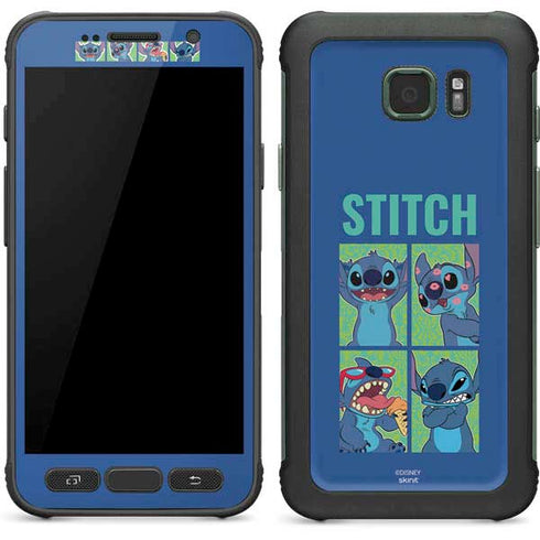Disney Lilo and Stitch Personalities Moods Galaxy S7 Active Skin