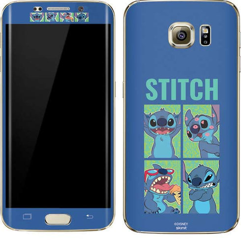 Disney Lilo and Stitch Personalities Moods Galaxy S7 Edge Skin