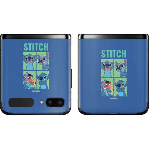 Disney Lilo and Stitch Personalities Moods Galaxy Z Flip Skin