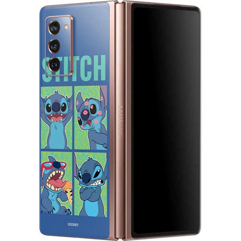 Disney Lilo and Stitch Personalities Moods Galaxy Z Fold2 5G Skin