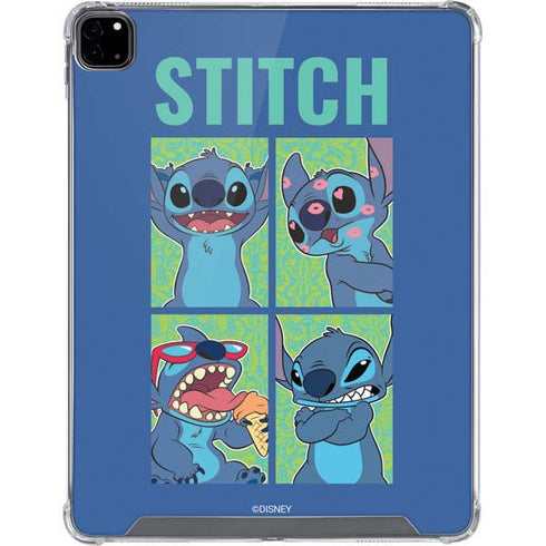 Disney Lilo and Stitch Personalities Moods iPad Pro 12.9in (2020) Clear Case