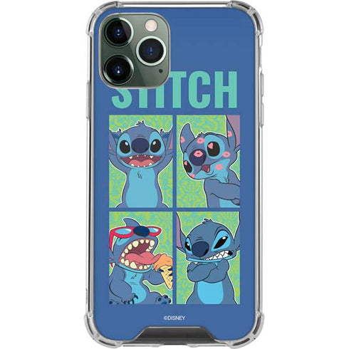 Disney Lilo and Stitch Personalities Moods iPhone 12 Pro Clear Case