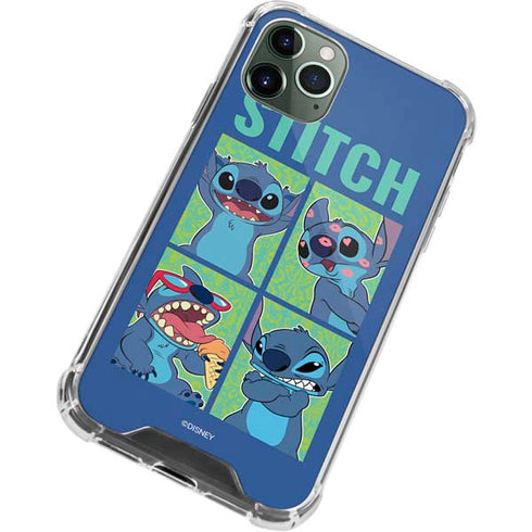 Disney Lilo and Stitch Personalities Moods iPhone 12 Pro Clear Case