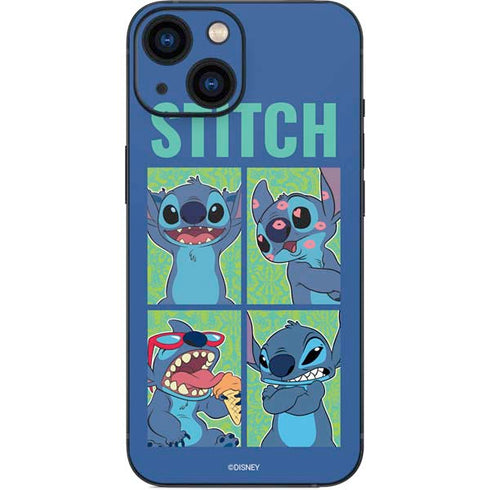 Disney Lilo and Stitch Personalities Moods iPhone 13 Mini Skin