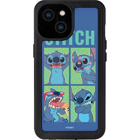 Disney Lilo and Stitch Personalities Moods iPhone 13 Mini Waterproof Case