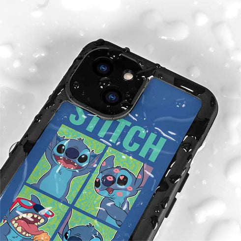 Disney Lilo and Stitch Personalities Moods iPhone 13 Mini Waterproof Case