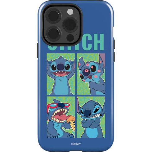 Disney Lilo and Stitch Personalities Moods iPhone 15 Pro Impact Case