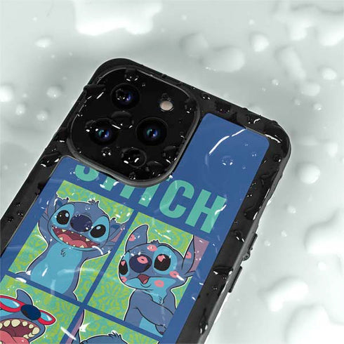 Disney Lilo and Stitch Personalities Moods iPhone 14 Pro Max Waterproof Case