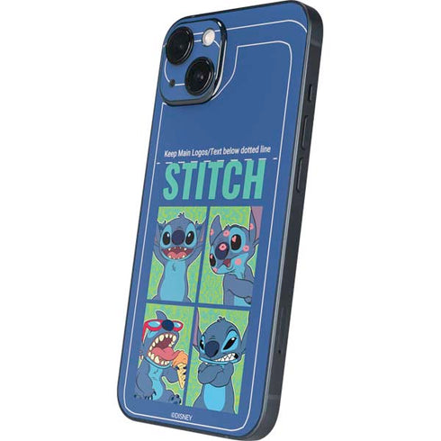 Disney Lilo and Stitch Personalities Moods iPhone 15 Skin