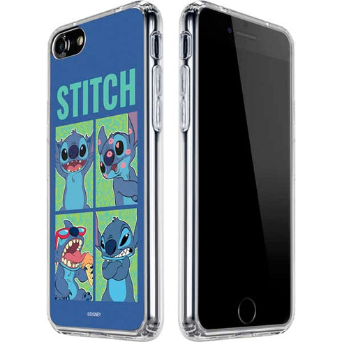 Disney Lilo and Stitch Personalities Moods iPhone SE (2nd & 3rd Gen) Clear Case