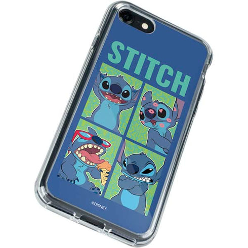 Disney Lilo and Stitch Personalities Moods iPhone SE (2nd & 3rd Gen) Clear Case
