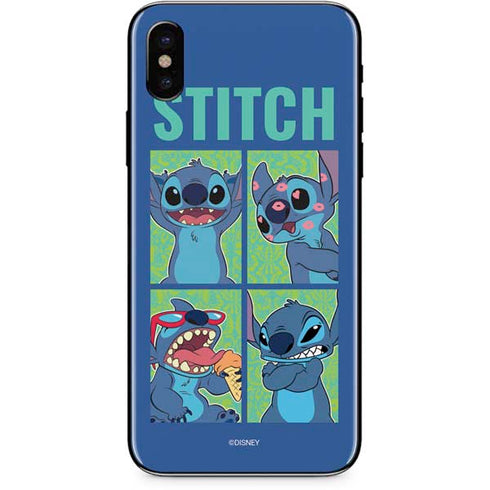 Disney Lilo and Stitch Personalities Moods iPhone X Skin