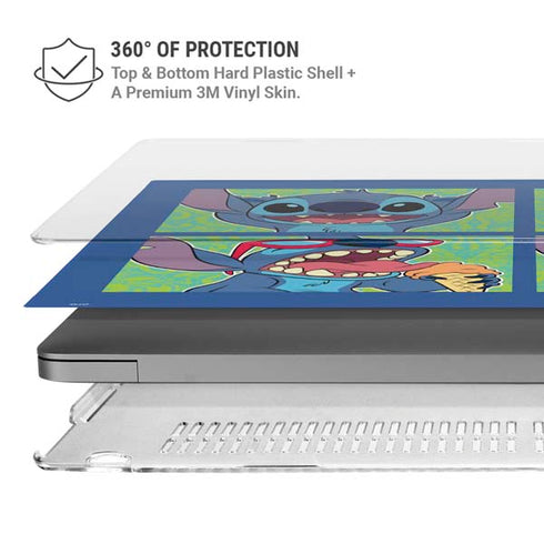 Disney Lilo and Stitch Personalities Moods MacBook Pro 16in (2021-25) Case plus Skin