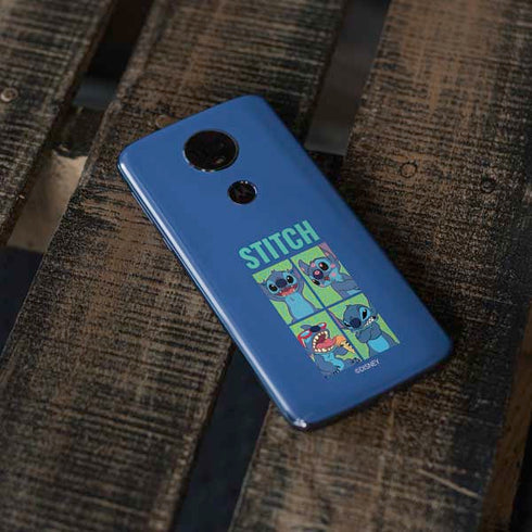 Disney Lilo and Stitch Personalities Moods Moto E5 Plus Skin