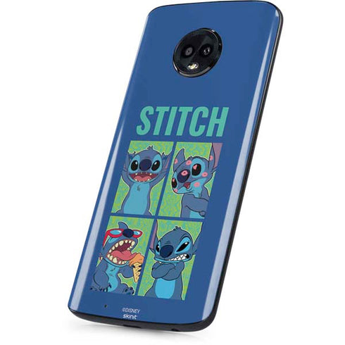 Disney Lilo and Stitch Personalities Moods Moto G6 Skin