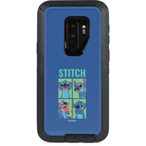 Disney Lilo and Stitch Personalities Moods Otterbox Defender Galaxy Skin