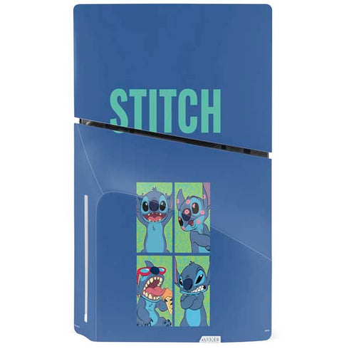 Disney Lilo and Stitch Personalities Moods PS5 Slim Disk Console Skin