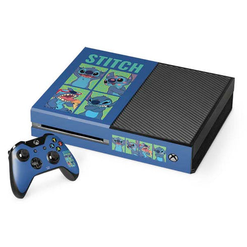 Disney Lilo and Stitch Personalities Moods Xbox One Console and Controller Bundle Skin