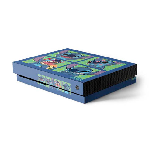 Disney Lilo and Stitch Personalities Moods Xbox One X Console Skin