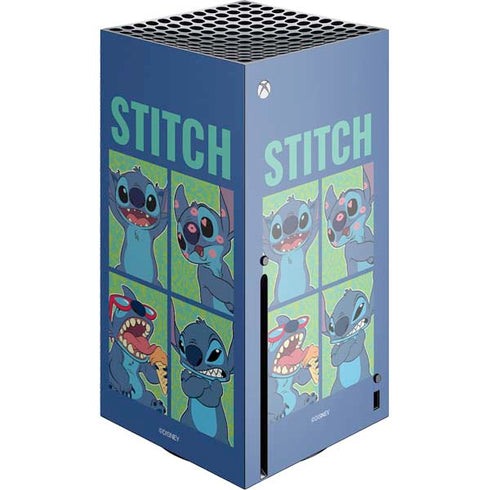 Disney Lilo and Stitch Personalities Moods Xbox Series X Console Skin