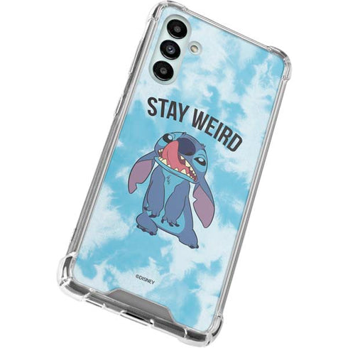 Disney Lilo and Stitch Stay Weird Galaxy A13 5G Clear Case