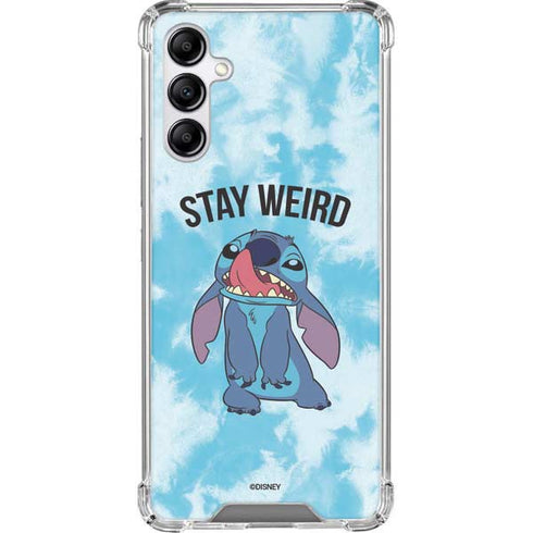 Disney Lilo and Stitch Stay Weird Galaxy A14 5G Clear Case