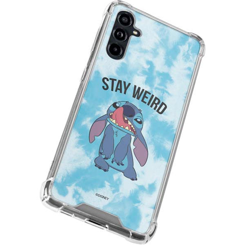 Disney Lilo and Stitch Stay Weird Galaxy A54 5G Clear Case