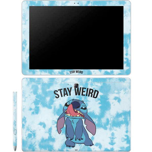 Disney Lilo and Stitch Stay Weird Galaxy Book 12in Skin