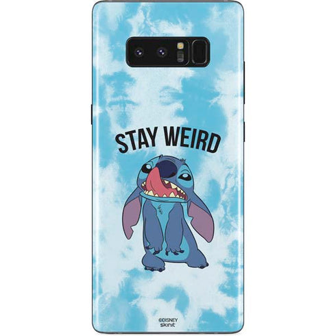 Disney Lilo and Stitch Stay Weird Galaxy Note 8 Skin
