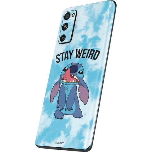 Disney Lilo and Stitch Stay Weird Galaxy S20 Fan Edition Skin