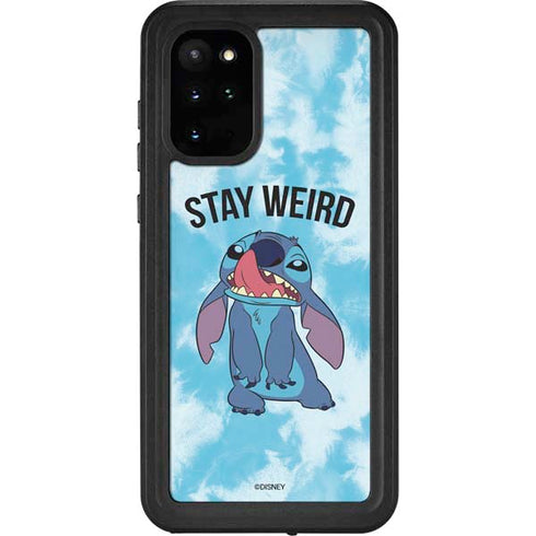 Disney Lilo and Stitch Stay Weird Galaxy S20 Plus Waterproof Case